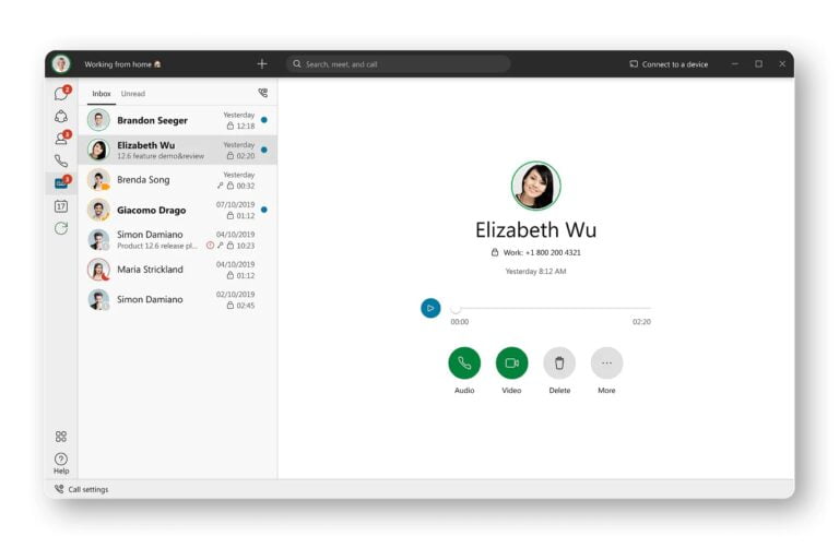 Connect your voicemail, view messages and access visual voicemail